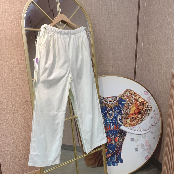 OO148产前产后孕妇白色裤子L90-130XL140XXL150 3XL160