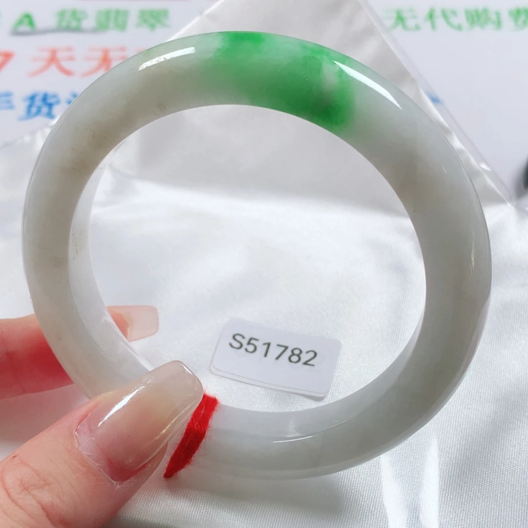 未镶嵌手镯翡翠天然翡翠手镯s51782