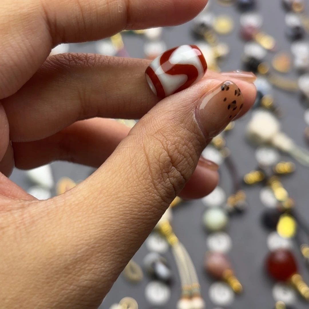 玛瑙/玉髓未镶嵌文玩配饰10mm