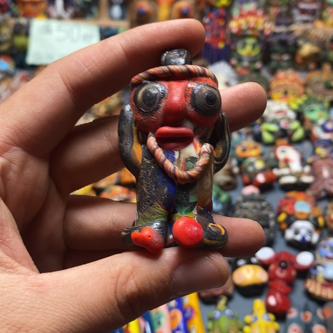 琉璃项链印度尼西亚娃娃