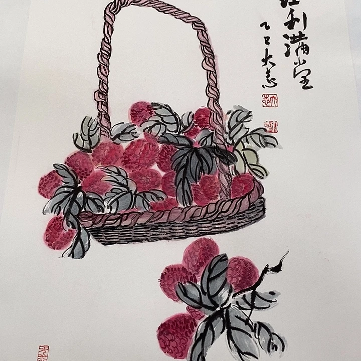 国画纯手绘写意画作
