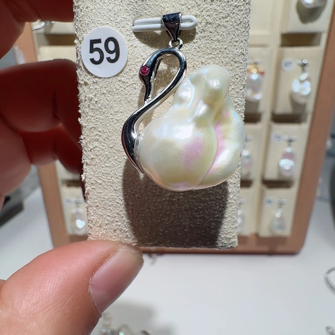 合金淡水珍珠颈饰