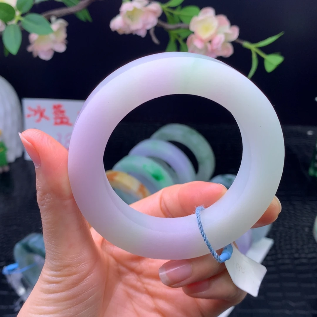 定制翡翠未镶嵌手镯56-68