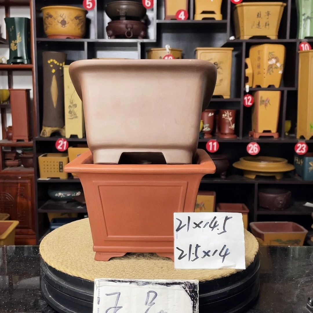 紫砂D-婉秋紫砂花盆