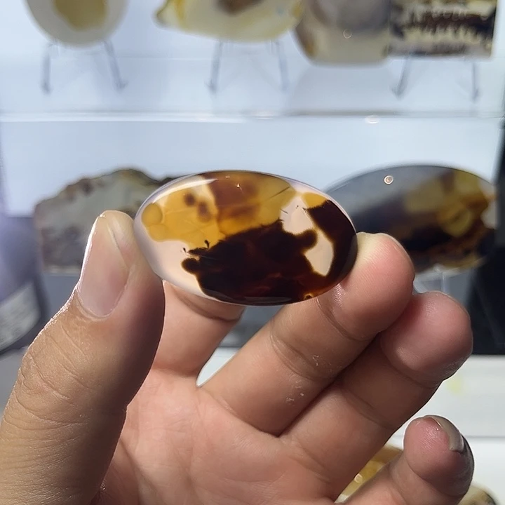 玛瑙/玉髓未镶嵌吊坠(不含链)