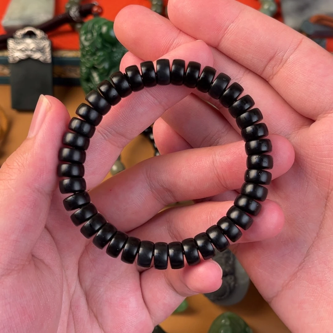 和田玉手链未镶嵌1*3