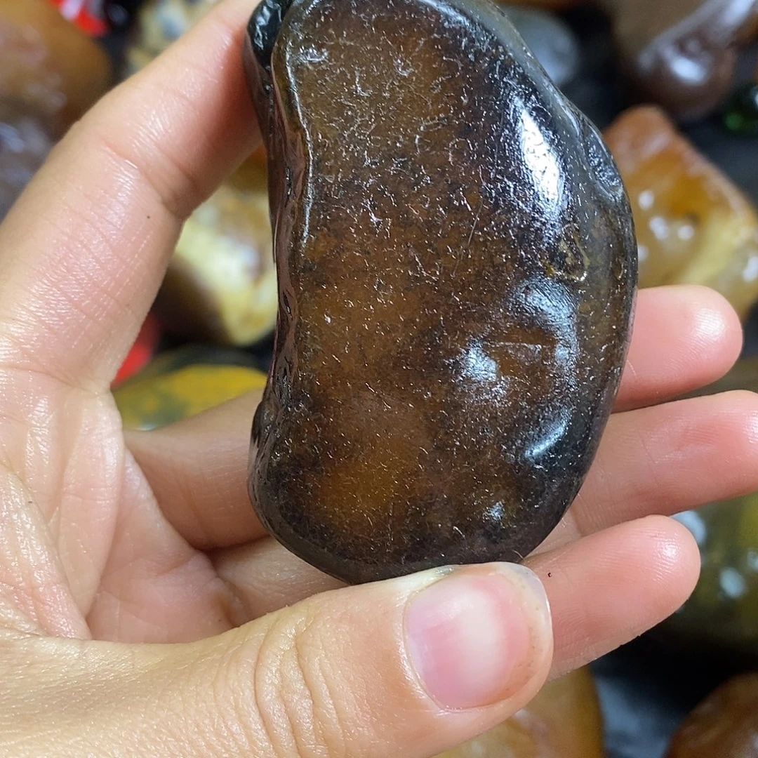 玛瑙/玉髓未镶嵌手把件