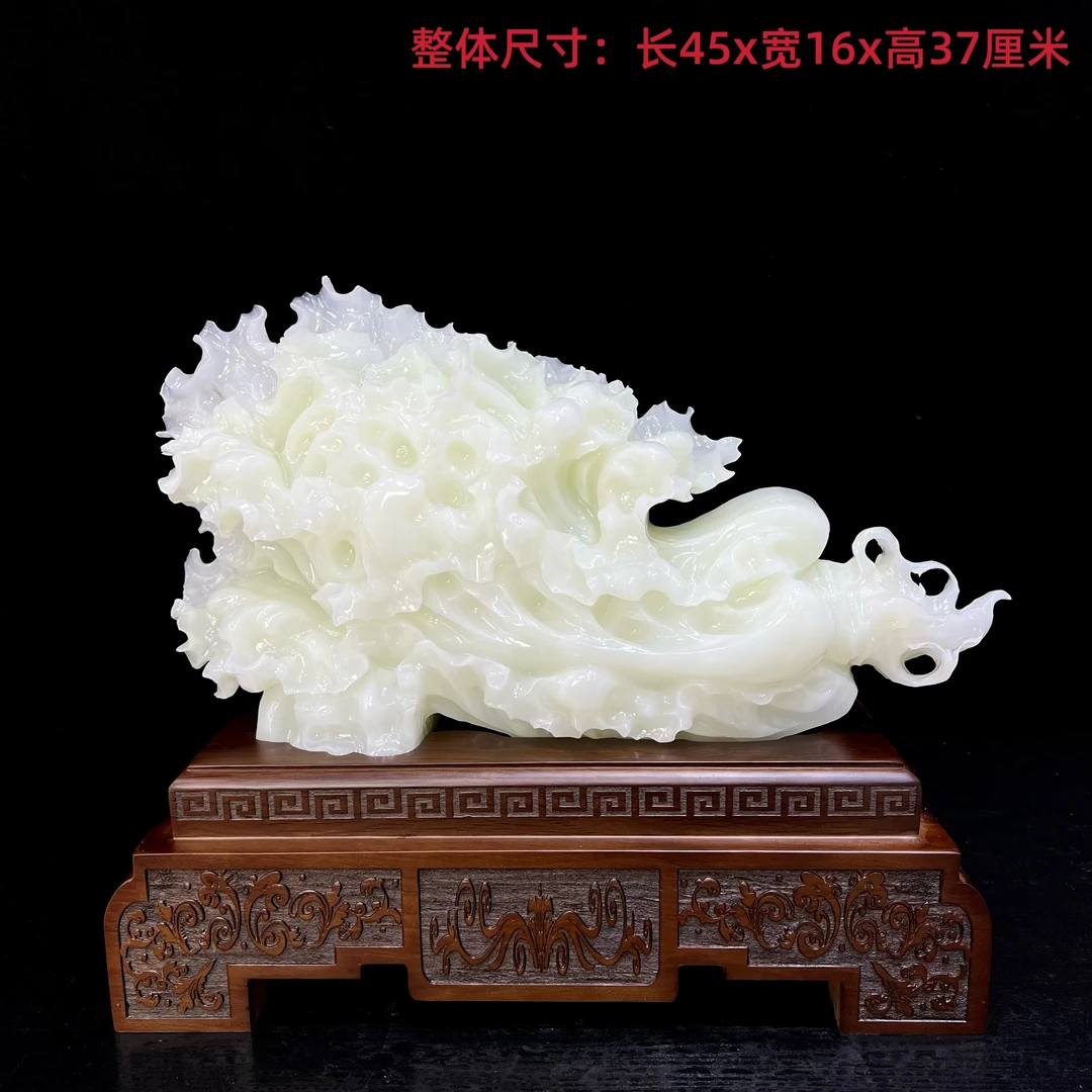 《白菜 佰财聚来》天然家居博古架玄关乔迁送礼公司开业送礼摆件