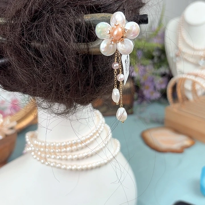 发饰未镶嵌淡水珍珠