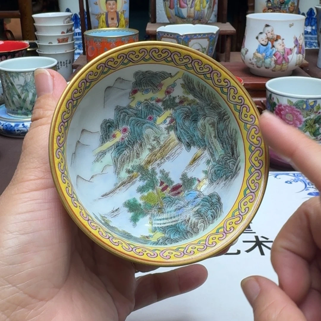 景德镇手工手绘展示