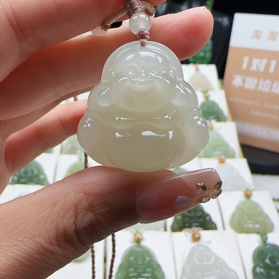 和田玉未镶嵌颈饰30