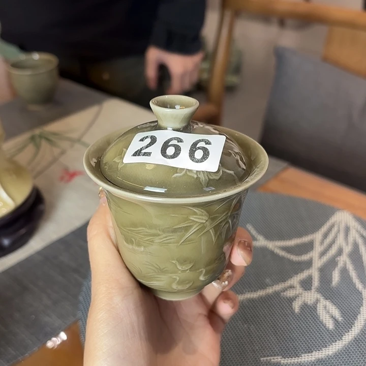 龙泉云间青瓷小米茶器