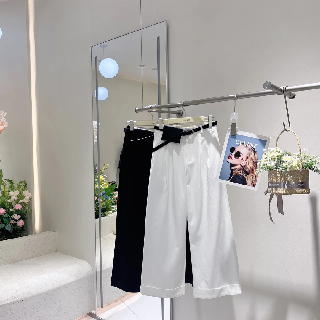 艾然2025新款新春休闲阔腿裤5A6871直筒时尚