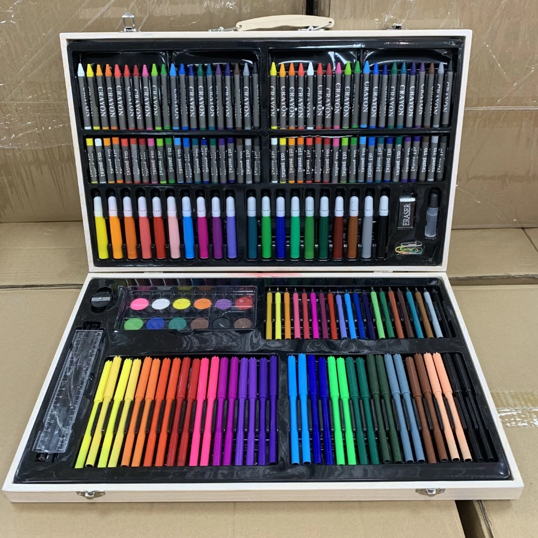 儿童画笔 208画笔180件套木盒