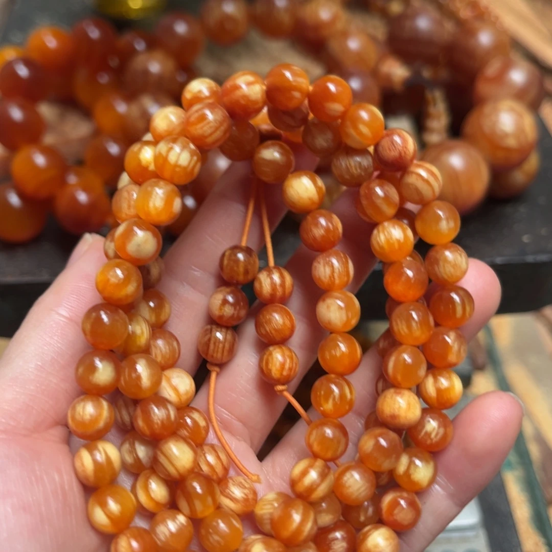 松木（琥珀木）手串/手链0.8规格108颗