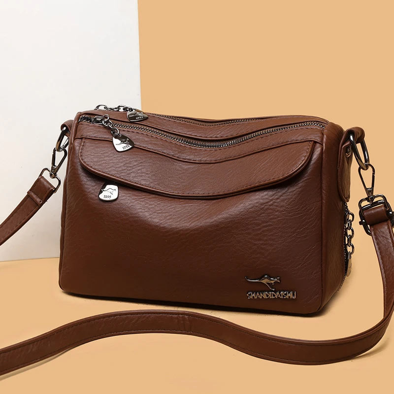 单 5033 棕色 女包 （ 长25宽11高18）（全店铺商品限购一单）