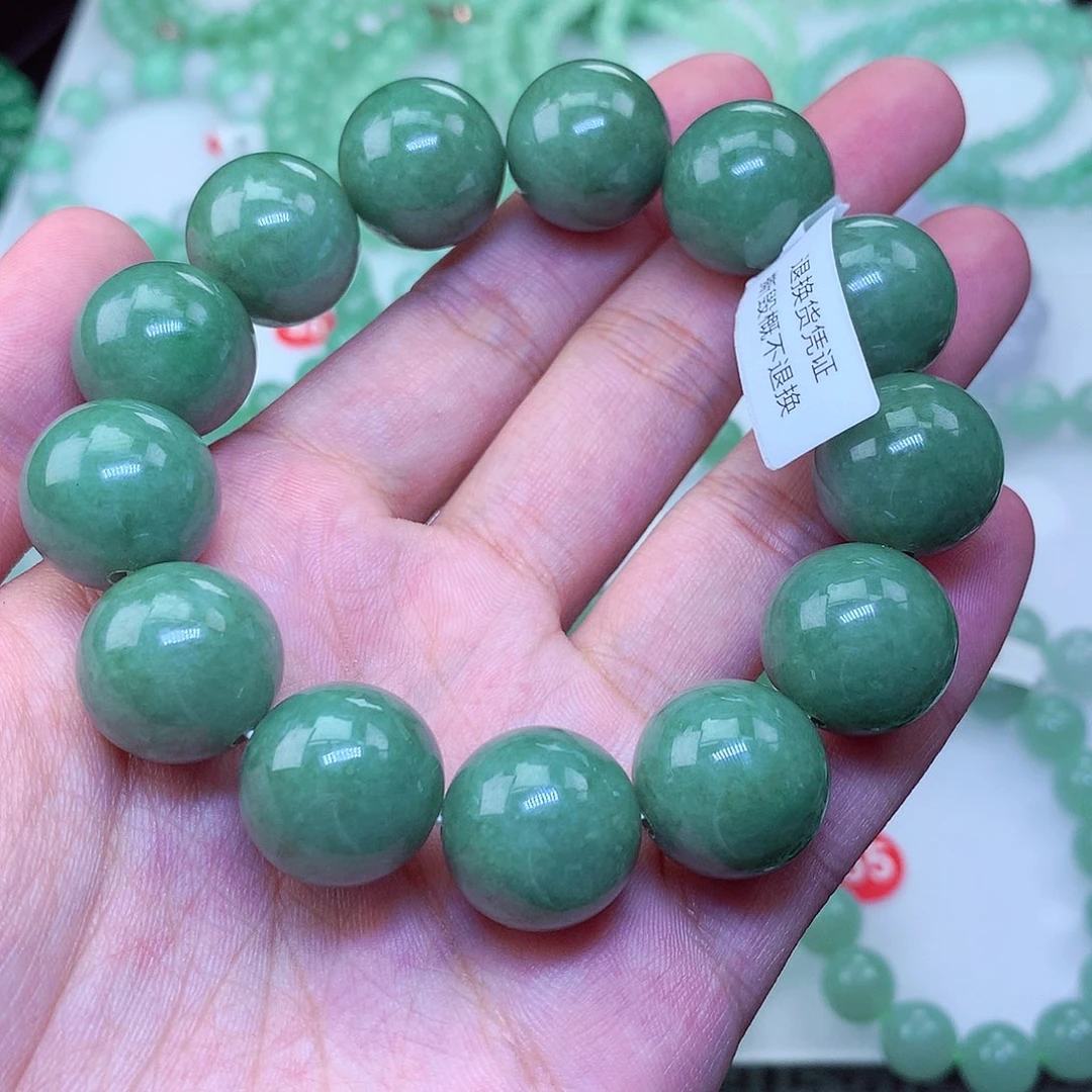 翡翠未镶嵌毛衣链