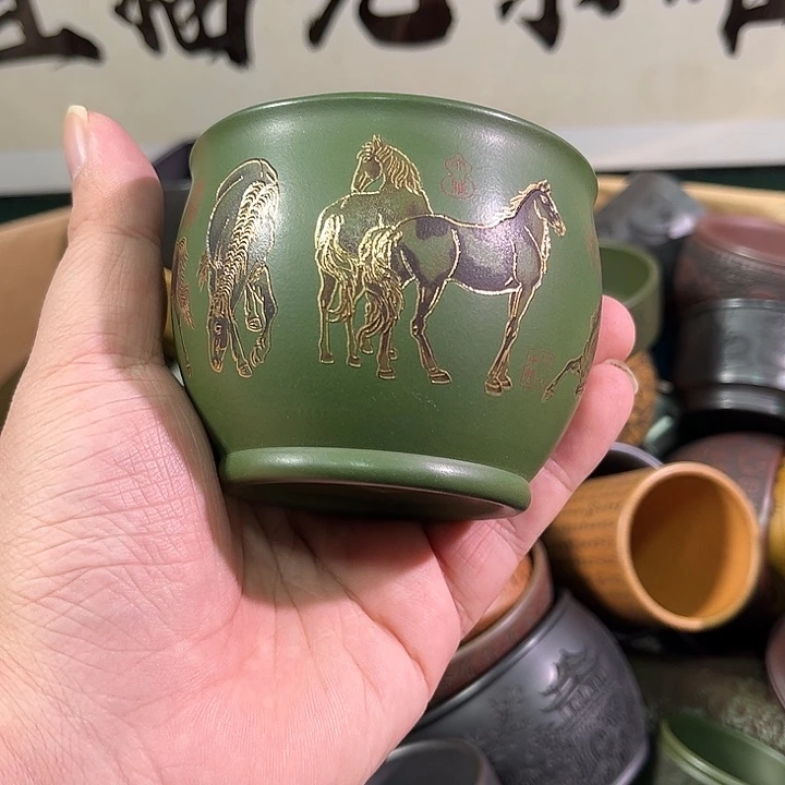 茶杯紫砂全手工紫砂主人杯
