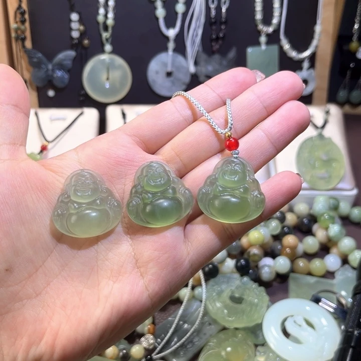 蛇纹石玉未镶嵌吊坠(赠链)福利不退不换多样性发其一