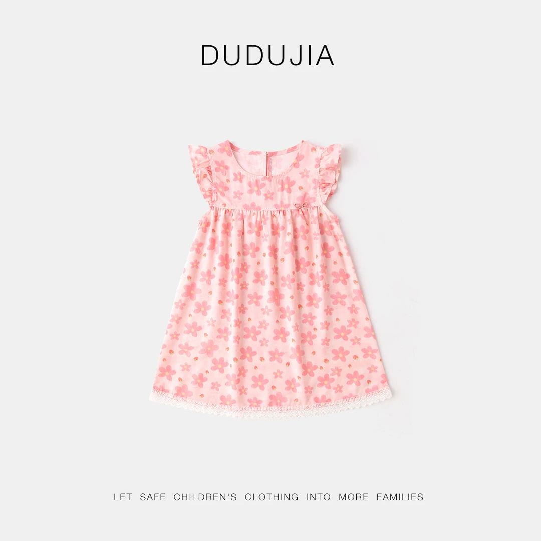 【现货】嘟嘟家宝宝连衣裙夏装女童无袖连衣裙甜美儿童公主裙薄