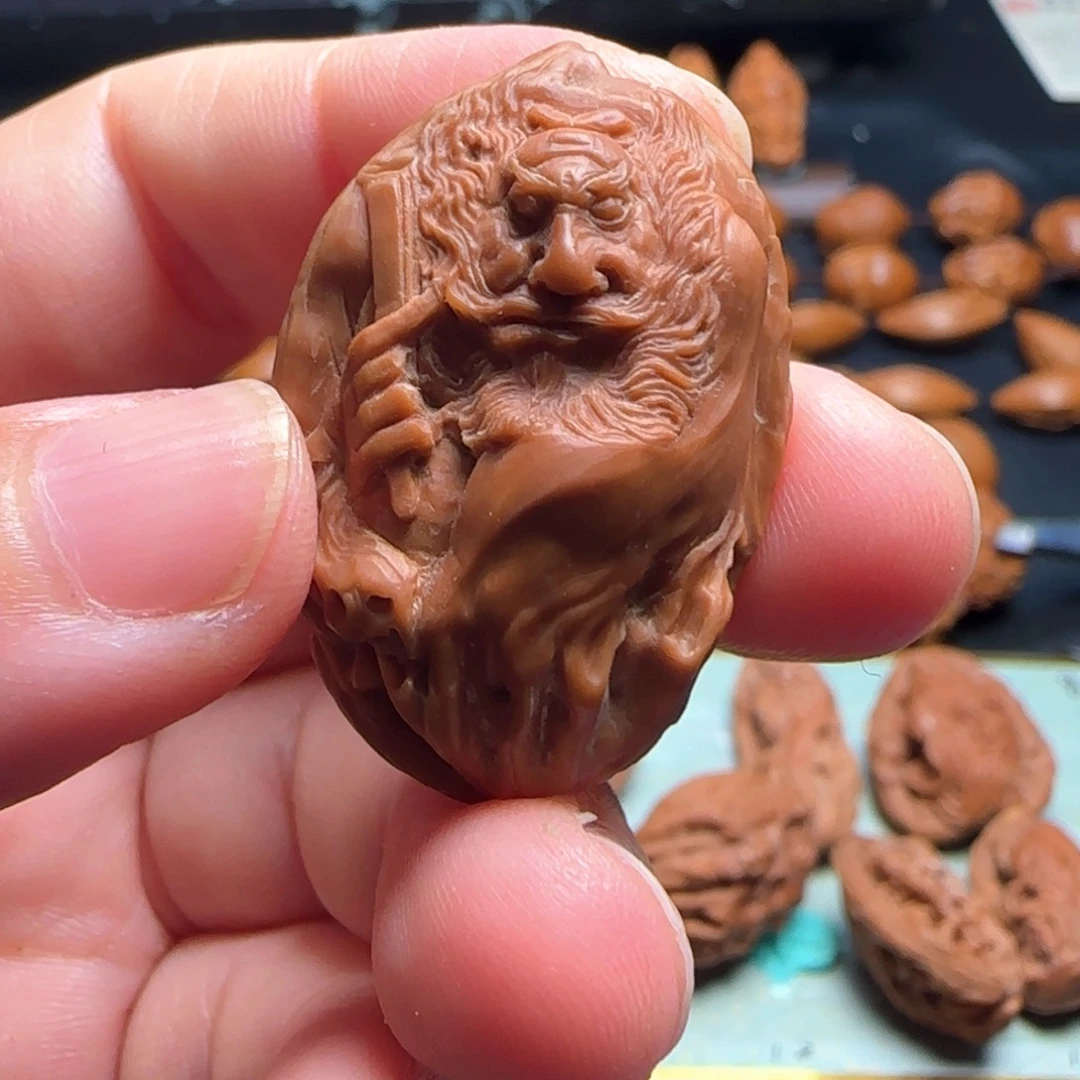 小***雨橄榄核手串/手链核桃钟馗