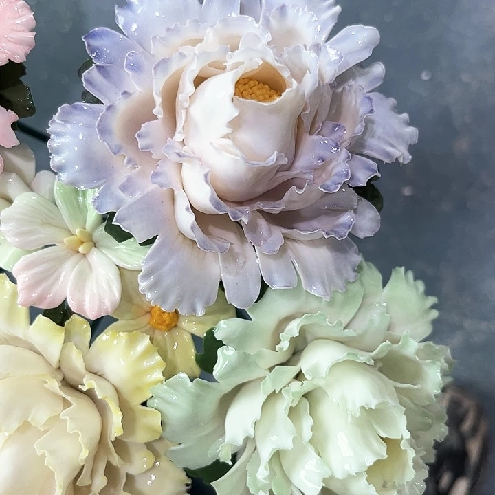 仁***教高端牡丹花束，莲花带盆