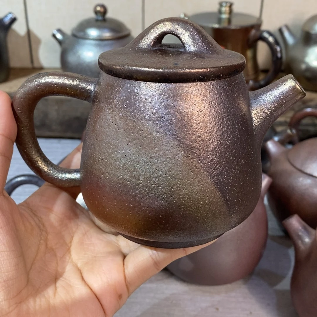 七****云南建水紫陶柴烧壶