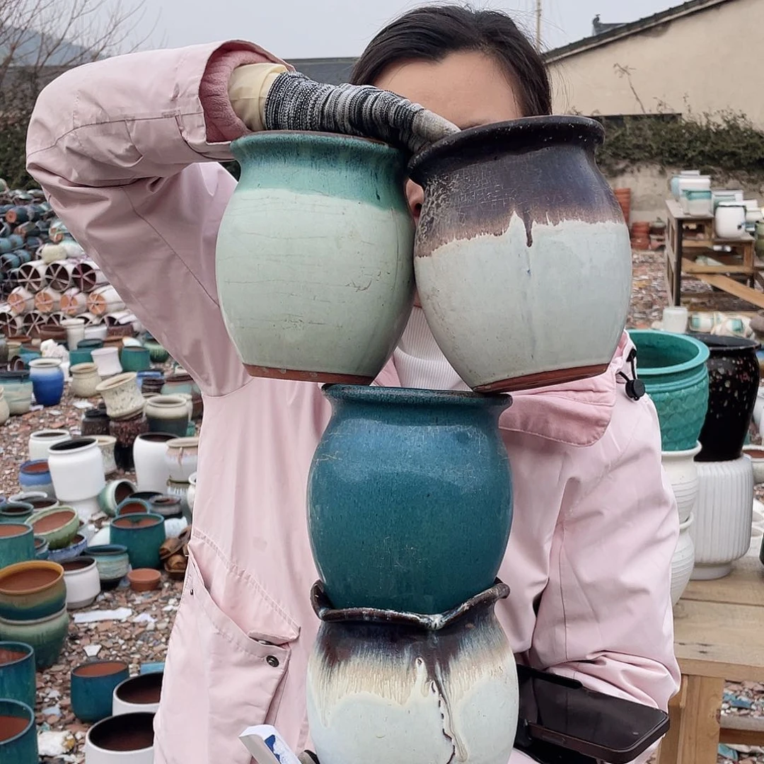 红陶王嫂花盆直播0226-910颜色不选