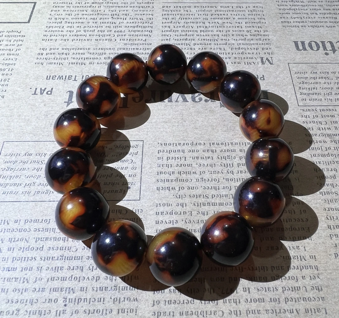 【边水贸易】龙哥精选海外工艺品黑串子14XM35Z010