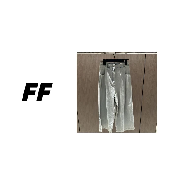 【B55882】春夏新款宽松百搭显瘦阔腿牛仔裤