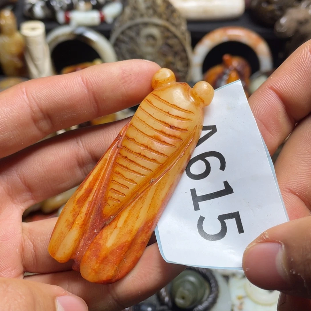 和田玉（糖玉）挂件未镶嵌