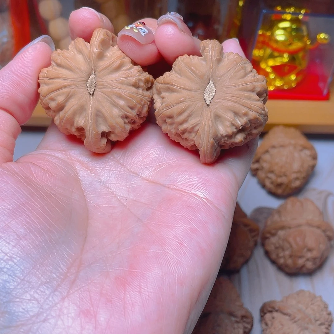 文玩核桃把件方***·41白狮子