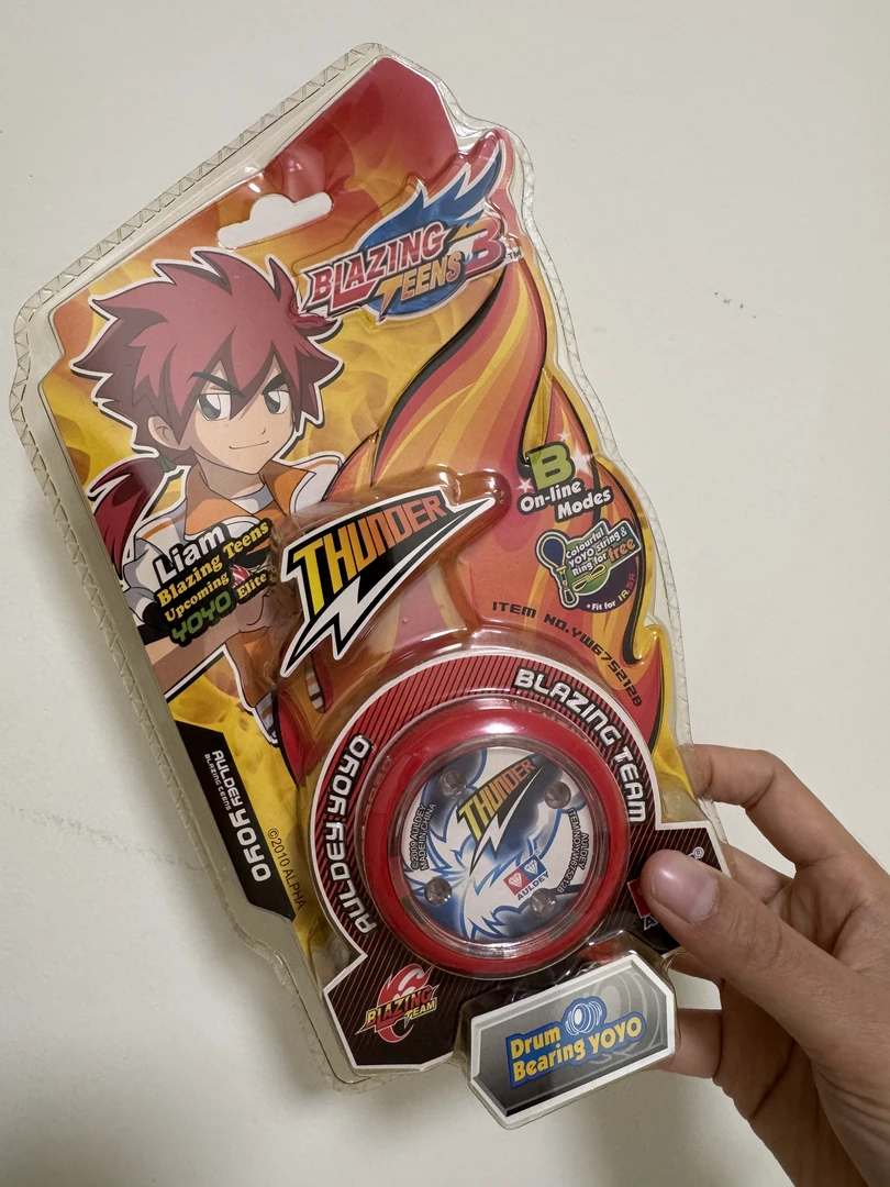 【雷霆B海外版】火力少年王悠悠球正版溜溜球中古情怀玩具拆封不退