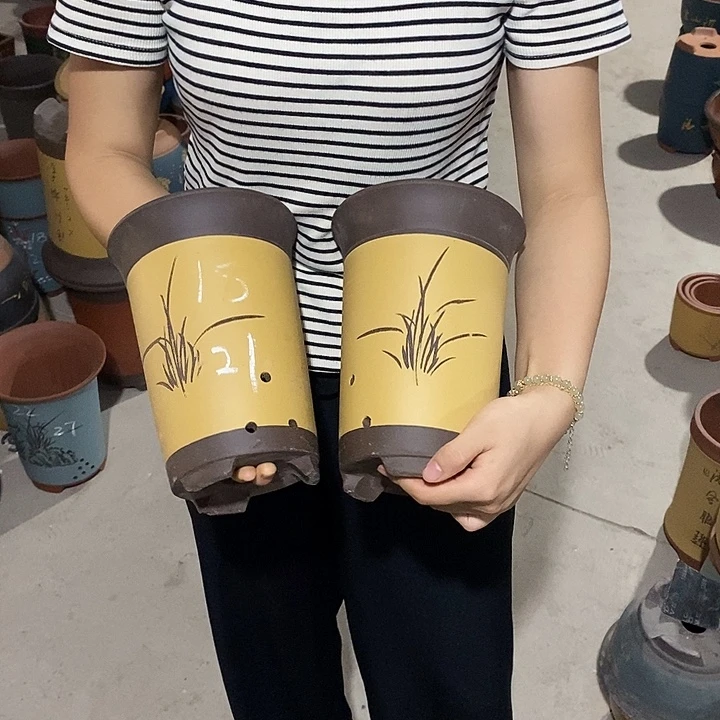 紫砂花盆紫砂花盆