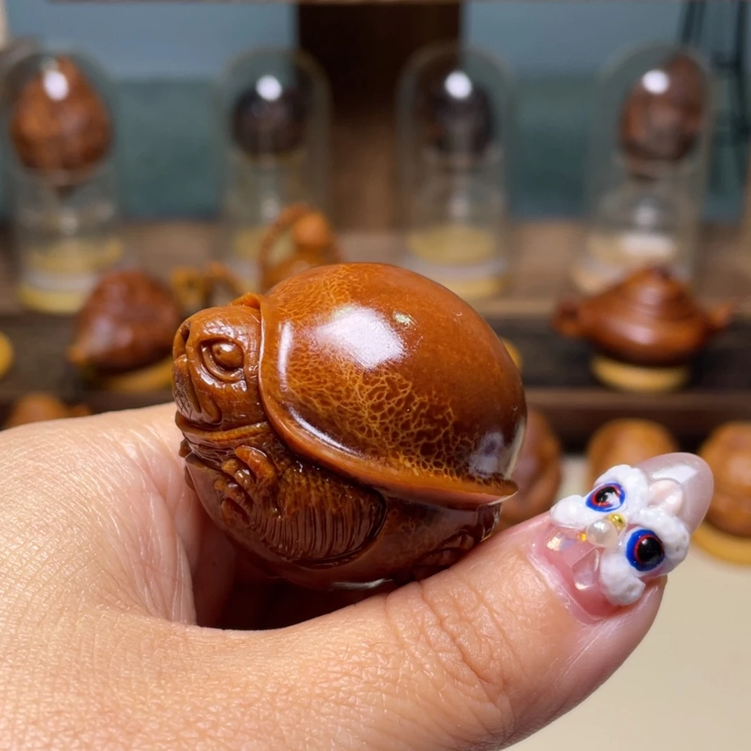 佛螺菩提吊坠图*帝王龟一颗四一尺