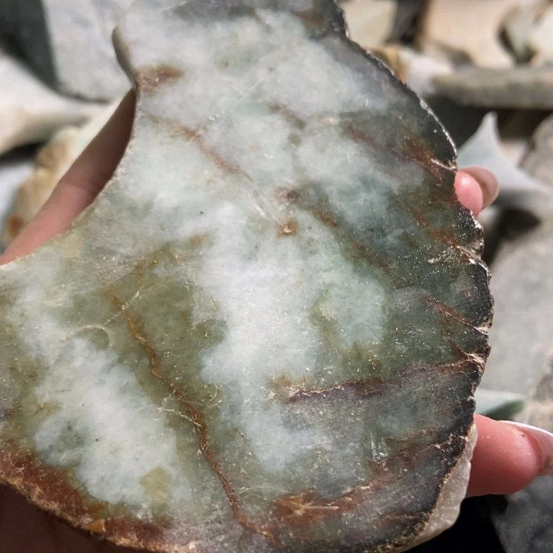 翡翠未镶嵌挂件天然翡翠