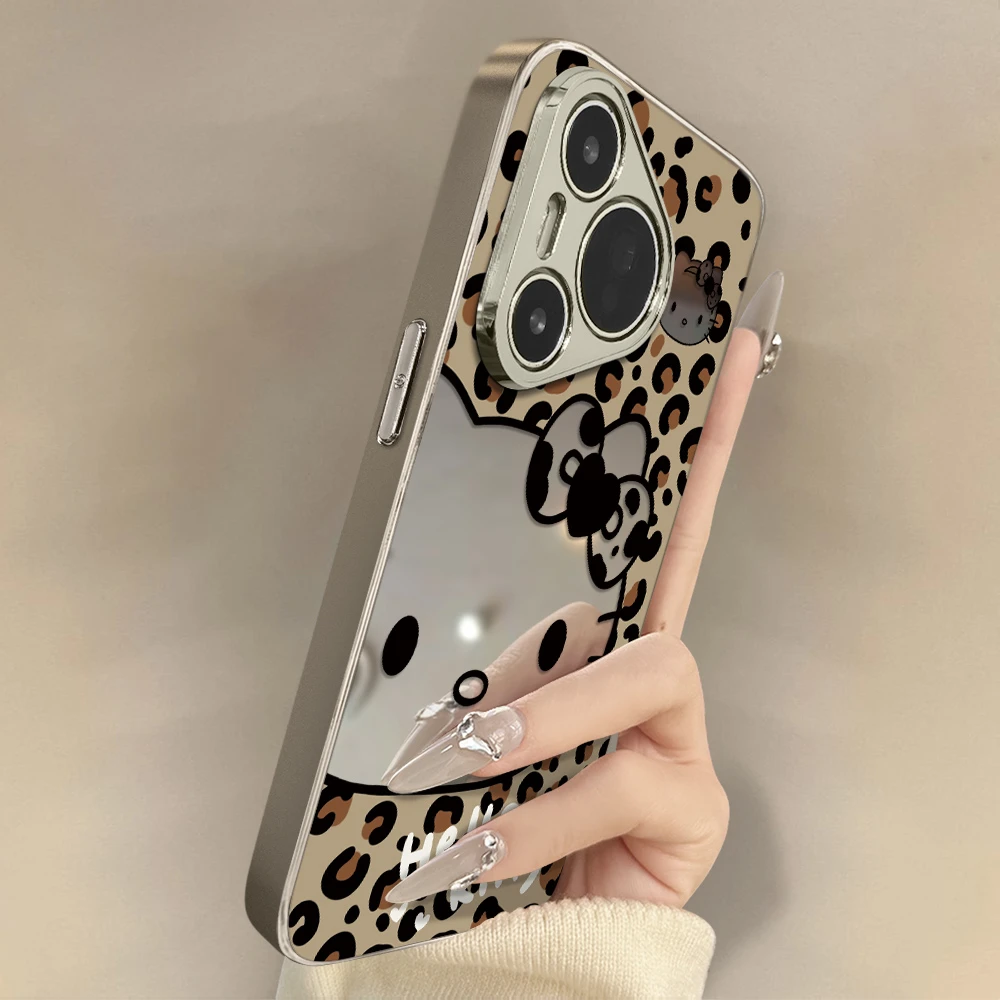 豹纹kt适用华为Pura80Pro手机壳mate80ultra全包高级感P70防摔