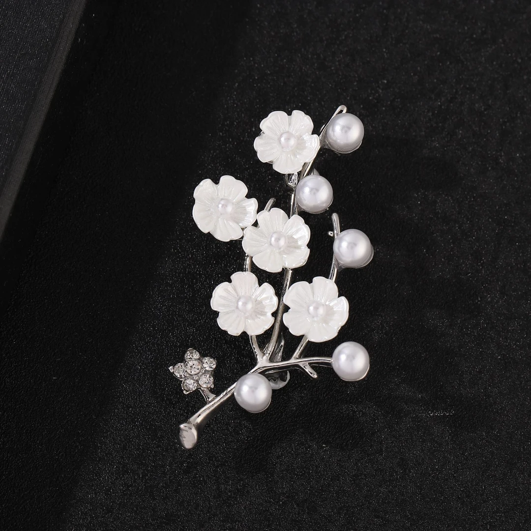 铜合金胸针 【米拉推荐】ML95-梅花胸针
