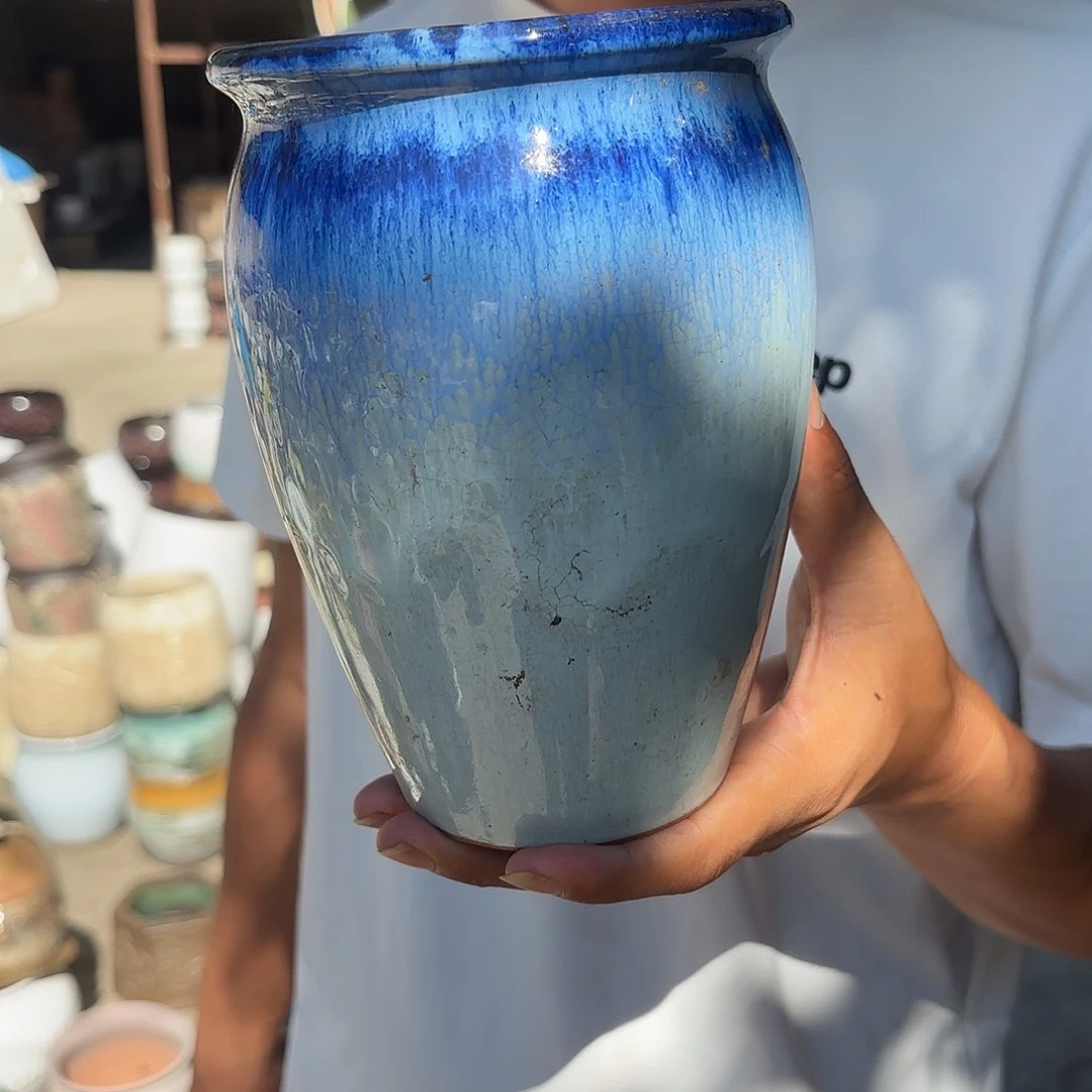 蓝口径12高度18一个