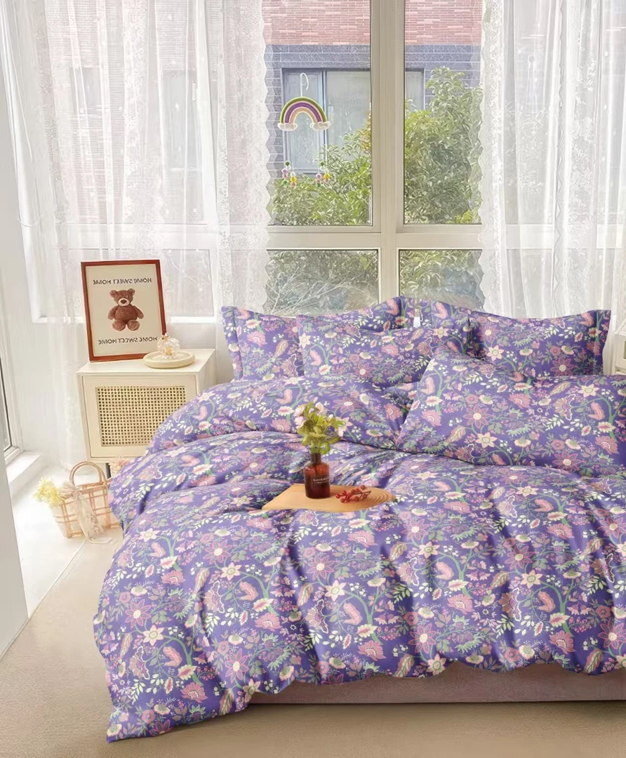 【紫风铃被套】2米×2.3米被套±5厘米舒适柔软云朵棉加密小斜纹