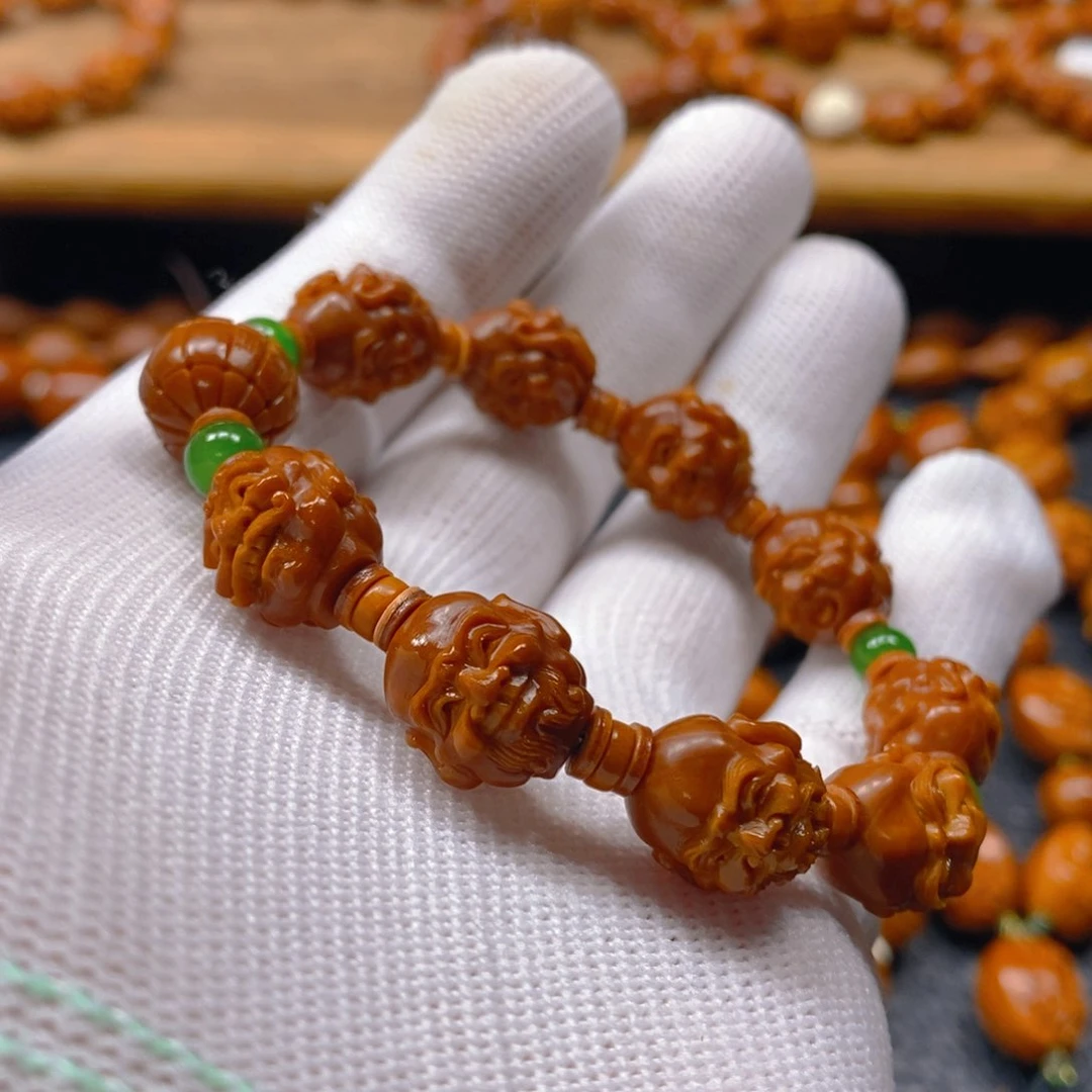 手串/手链橄榄核许忠英1.3欢喜十八罗汉（代表作）