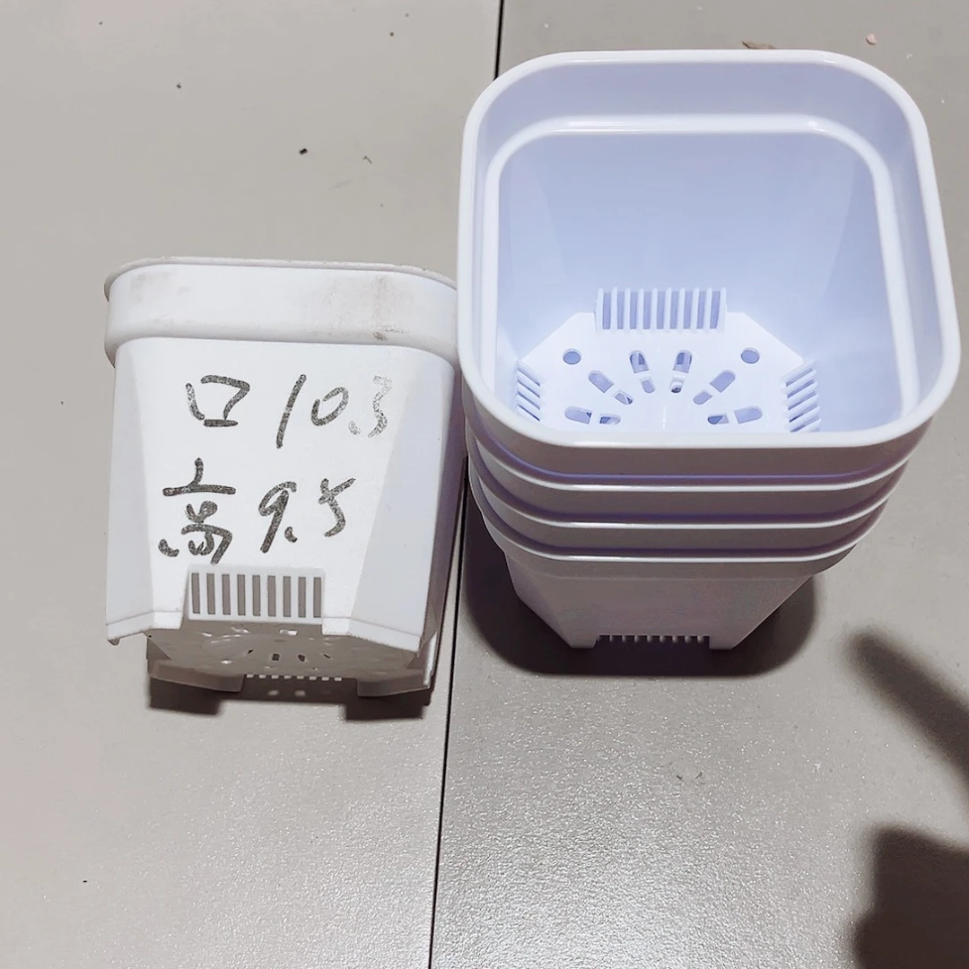 加厚矮胖口10白方盆11个无托