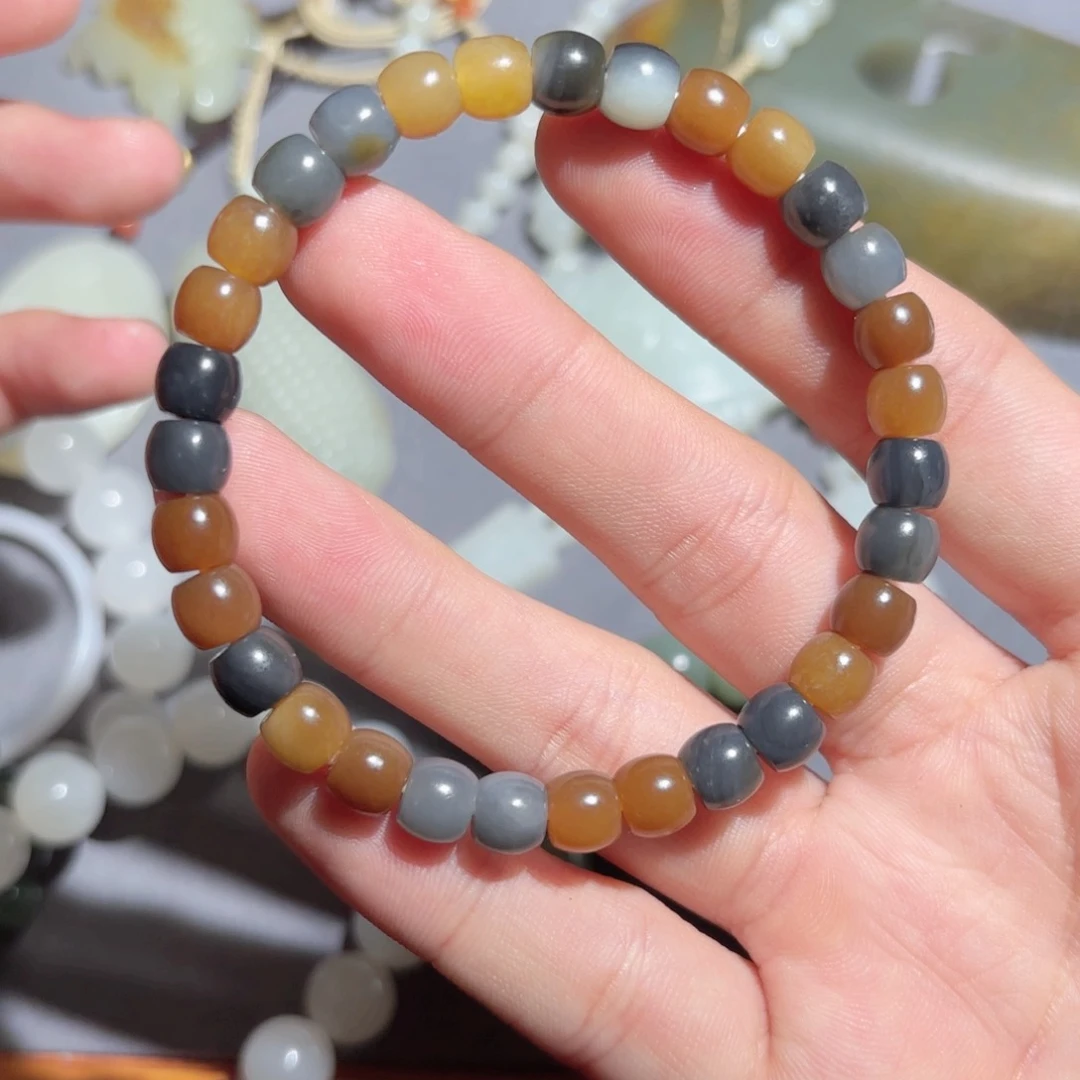 和田玉手链未镶嵌