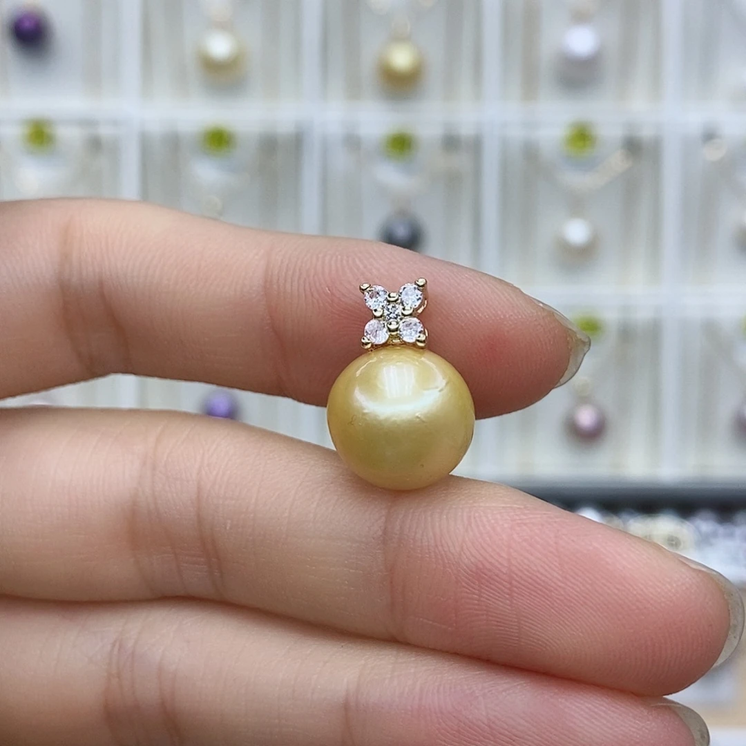 颈饰合金淡水珍珠