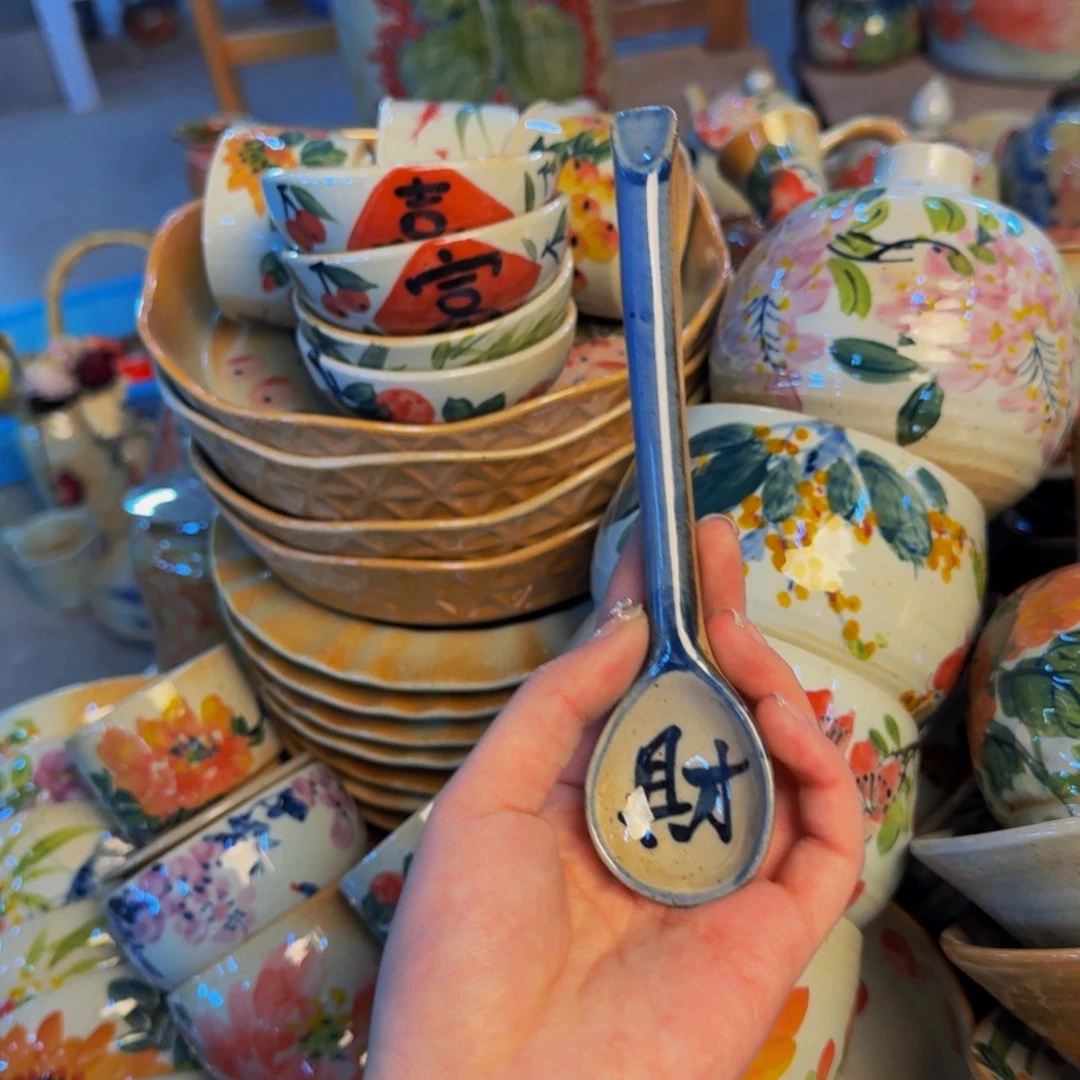 瓷片景德镇陶瓷手工手绘