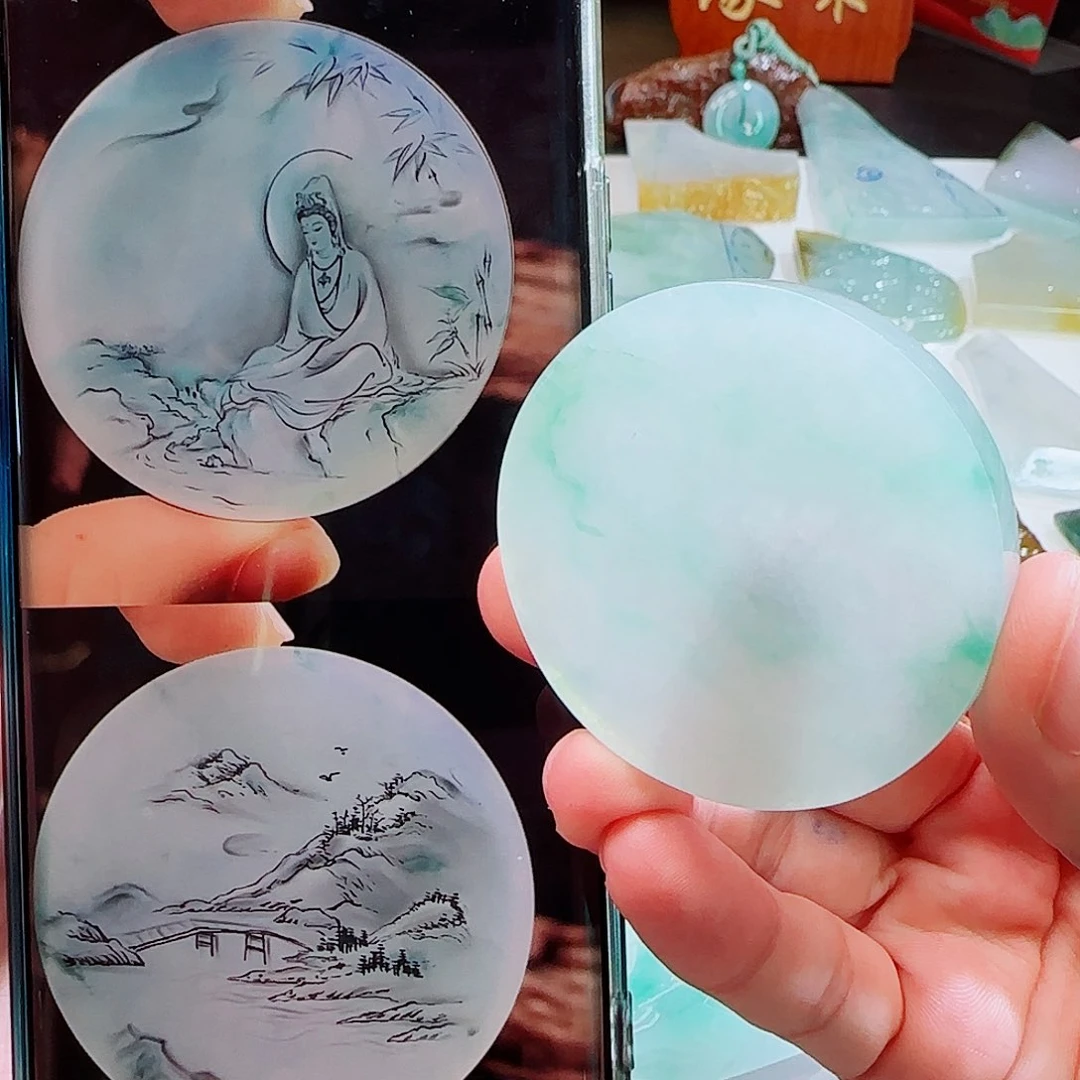 定制翡翠未镶嵌翡翠定制