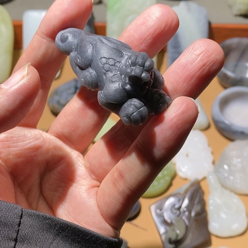 【闪购商品】和田玉挂件定制未镶嵌抹*