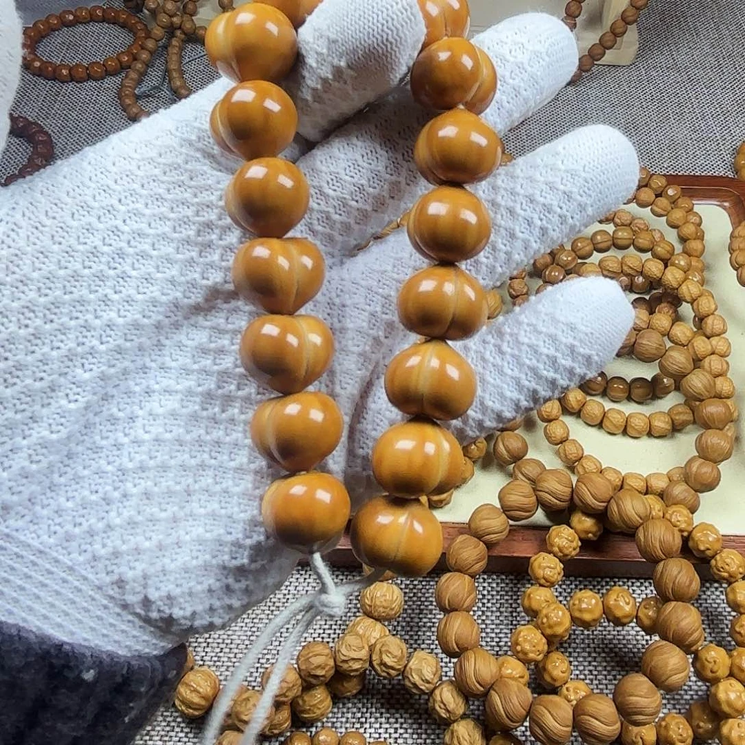 猴头核桃手串17➕柯基屁桃微瑕款