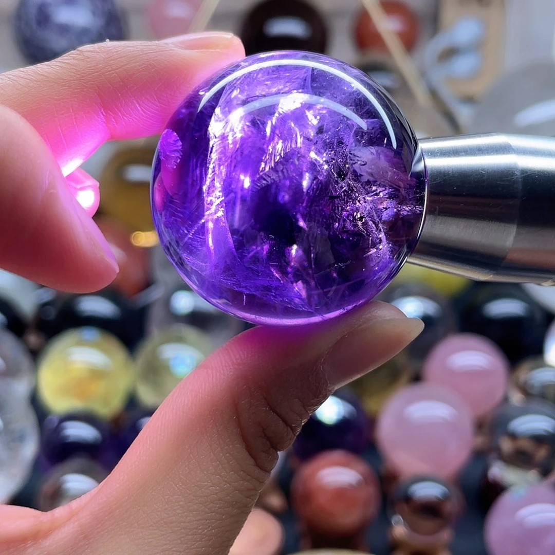 乌拉圭帝王紫卡42未镶嵌水晶