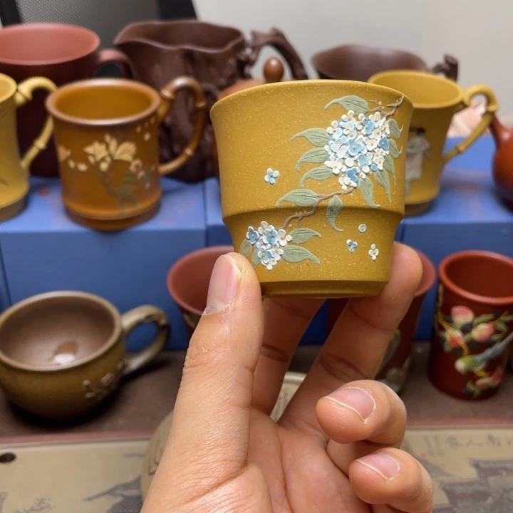 紫砂茶杯紫砂主人杯